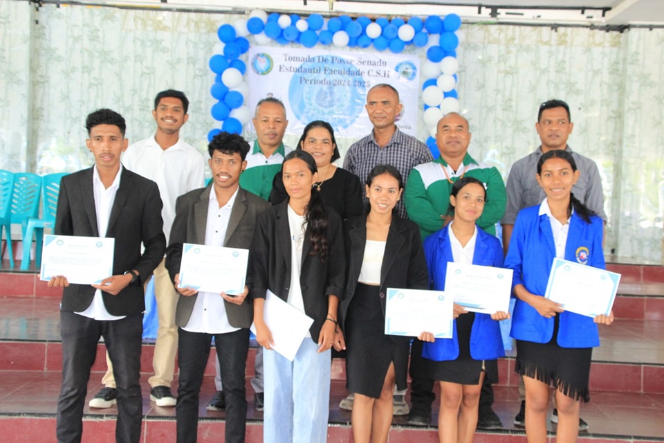 FCSH ORGANIZA SERIMONIA TOMADA DE POSSE SENADU ESTUDANTIL FOUN PERIODU 2024-2025